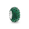 Bling Jewelry Forest Green Silver Swarovski Crystal Bead Pandora Compatible
