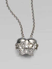 A Swarovski crystal accented design with surrealistic appeal. BrassSwarovski crystalsLength, about 30Pendant size, about 1 Lobster clasp closureMade in Italy A Swarovski crystal accented design with surrealistic appeal. BrassSwarovski crystalsLength, about 30Pendant size, about 1 Lobster clasp closureMade in Italy