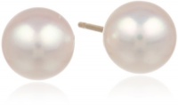 14k Yellow Gold 6-6.5mm AAA Akoya Cultured Pearl Earrings