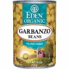 Eden Organic Garbanzo Beans, No Salt Added, 15-Ounce Cans (Pack of 12)