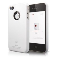 elago S4 Slim Fit Case for AT&T/Verizon iPhone 4 with Logo Protection Film - Snow White elago S4 Slim Fit Case for AT&T/Verizon iPhone 4 with Logo Protection Film - Snow White