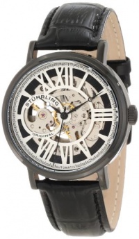 Stuhrling Original Men's 168S.33551 Classic Automatic Skeleton Round Black IP Watch Set Stuhrling Original Men's 168S.33551 Classic Automatic Skeleton Round Black IP Watch Set