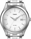 Timex Men's T2N800 Elevated Classics Dress White Dial Two-Tone Bracelet Watch
