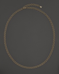 Fully adjustable to any length, this 18K yellow gold chain is stunning with your favorite pendant, or worn alone. By Temple St. Clair. Fully adjustable to any length, this 18K yellow gold chain is stunning with your favorite pendant, or worn alone. By Temple St. Clair.