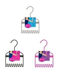 3 Steel Jewelry Hangers Just Hang it! Mini - Black, Pink and Silver Jewlery Organizer