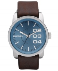 Get lost in the deep blue sea with this stately timepiece by Diesel. Get lost in the deep blue sea with this stately timepiece by Diesel.