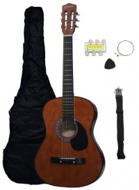 38-Inch Beginner Acoustic Guitar Starter Pack with Gig Bag, Strap, Pitch Pipe, and Pick - Sunburst Cutaway 38-Inch Beginner Acoustic Guitar Starter Pack with Gig Bag, Strap, Pitch Pipe, and Pick - Sunburst Cutaway