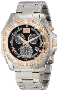 Rhino by Marc Ecko Men's E8M056MV Stone on Metal Three-Eye Chronograph Watch Rhino by Marc Ecko Men's E8M056MV Stone on Metal Three-Eye Chronograph Watch