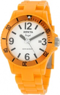 Invicta Women's 1210 Angel White Dial Orange Plastic Watch Invicta Women's 1210 Angel White Dial Orange Plastic Watch