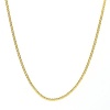 14k Yellow Gold .7mm Diamond-Cut Wheat Chain Necklace