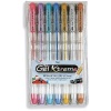 Yasutomo Gel Xtreme Metallic Pens, Package of 7