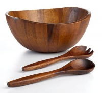 The Cellar Serveware, Acacia Wood 3 Piece Salad Set The Cellar Serveware, Acacia Wood 3 Piece Salad Set