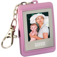 August DP150B 1.5 Digital Photo Frame - Keyring Photo Viewer with Built-in Memory for 107 Pictures - Plug & Play - NEW USB CABLE August DP150B 1.5 Digital Photo Frame - Keyring Photo Viewer with Built-in Memory for 107 Pictures - Plug & Play - NEW USB CABLE