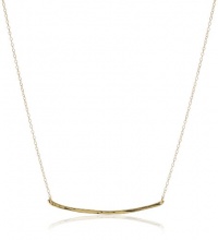 gorjana Taner Gold-Tone Small Bar Charm Necklace gorjana Taner Gold-Tone Small Bar Charm Necklace