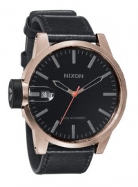 Nixon Chronicle Watch - Men's Antique Copper / Black, One Size Nixon Chronicle Watch - Men's Antique Copper / Black, One Size