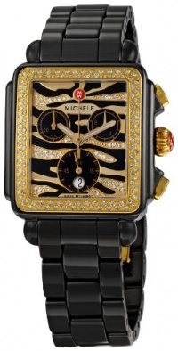 Michele Women's MWW06F000012 Deco Safari Cheetah Chronograph Watch Michele Women's MWW06F000012 Deco Safari Cheetah Chronograph Watch