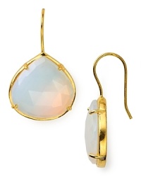 Complete your look with a pair of Coralia Leets gem drop earrings. Iridescent opalite stones convey mysterious glamour. Complete your look with a pair of Coralia Leets gem drop earrings. Iridescent opalite stones convey mysterious glamour.