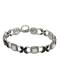 Genuine John Hardy (TM) Bracelet. John Hardy Lu Kawung Palu Black Sapphire Bracelet. grams in weight. 100% Satisfaction Guaranteed. Genuine John Hardy (TM) Bracelet. John Hardy Lu Kawung Palu Black Sapphire Bracelet. grams in weight. 100% Satisfaction Guaranteed.