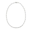 B. Brilliant Icz Stonez Sterling Silver Cubic Zirconia 16-inch Link Necklace