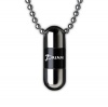 Dream Capsule 24-Inch Necklace, Chrome/Black