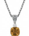 Effy Jewlery Balissima Diamond and Citrine Pendant, 4.78 TCW