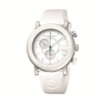 Gucci Women's YA101346 G Chrono White Matte Painted Dial Watch Gucci Women's YA101346 G Chrono White Matte Painted Dial Watch