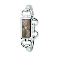 Gucci Women's YA119508 Tornabuoni Rectangle Brown Dial Watch Gucci Women's YA119508 Tornabuoni Rectangle Brown Dial Watch