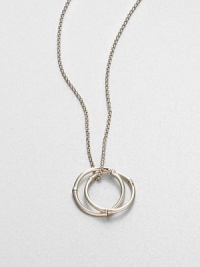 From the Bamboo Collection. Two intertwined bamboo-motif links distinguish a classic chain.Sterling silverChain length, about 18-20 (adjustable)Pendant diameter, about 1Lobster claspMade in Bali From the Bamboo Collection. Two intertwined bamboo-motif links distinguish a classic chain.Sterling silverChain length, about 18-20 (adjustable)Pendant diameter, about 1Lobster claspMade in Bali