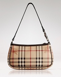 Accent your look with this classic shoulder bag in Burberry's iconic logo check. Accent your look with this classic shoulder bag in Burberry's iconic logo check.