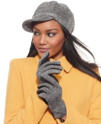 Got a need for tweed? Add an accent of classic styling to your winter wardrobe with these chenille tweed gloves from Charter Club that will keep hands warm all winter. Got a need for tweed? Add an accent of classic styling to your winter wardrobe with these chenille tweed gloves from Charter Club that will keep hands warm all winter.