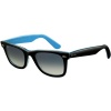 Ray-Ban RB2140 Original Wayfarer Icons Lifestyle Sunglasses/Eyewear - Black/Azure/Lite Blue Gradient / Size 54mm