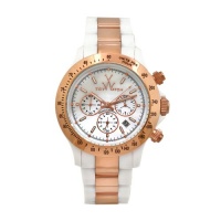 Toy Watch Women's 18228-RG Heavy Metal Plasteramic White Mother-Of-Pearl Chronograph Watch Toy Watch Women's 18228-RG Heavy Metal Plasteramic White Mother-Of-Pearl Chronograph Watch