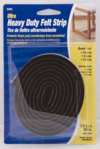 Waxman 2200 1/2-Inch by 60-Inch Felt Strip, Brown Waxman 2200 1/2-Inch by 60-Inch Felt Strip, Brown
