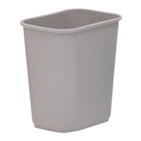 Rubbermaid Commercial 2952 LLDPE 8-1/8 Quart Deskside Vanity Trash Can, Rectangular, 6-3/4 Width x 9-7/8 Depth x 10-1/8 Height, Beige Rubbermaid Commercial 2952 LLDPE 8-1/8 Quart Deskside Vanity Trash Can, Rectangular, 6-3/4 Width x 9-7/8 Depth x 10-1/8 Height, Beige