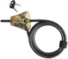 Master Lock 8418KADCAM-TMB Python Adjustable Locking Cable, Braided Steel, Camo Colored, 6-Feet x 5/16-Inch