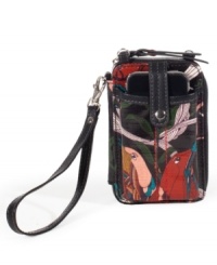 Hipster cool meets practical accessorizing with this eye-catching design from The Sak that does double duty as wallet and phone case in one. Secure front snap pocket stashes your smartphone, while the interior is outfitted with plenty of compartments for cash, coins, cards and ID. Hipster cool meets practical accessorizing with this eye-catching design from The Sak that does double duty as wallet and phone case in one. Secure front snap pocket stashes your smartphone, while the interior is outfitted with plenty of compartments for cash, coins, cards and ID.