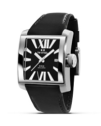 With a classic sunray dial and luxe leather strap, TW Steel's CEO Goliath watch exudes timeless style. With a classic sunray dial and luxe leather strap, TW Steel's CEO Goliath watch exudes timeless style.