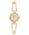 Grace your wrists with ladylike loveliness with this bangle watch from Style&co.