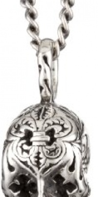 King Baby 22 Curb Link Chain with Day Of The Dead Skull Pendant Necklace King Baby 22 Curb Link Chain with Day Of The Dead Skull Pendant Necklace