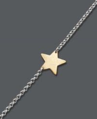 For the girl who's destined to be a star, Studio Silver's intricate charm bracelet makes the perfect personalized gift. Crafted in sterling silver and 18k gold over sterling silver. Approximate length: 7-1/2 inches. Approximate charm size: 1/2 inch.