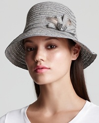 Stick a feather in your cap: this feather-embellished August Accessories fedora takes a basic style up a notch. Stick a feather in your cap: this feather-embellished August Accessories fedora takes a basic style up a notch.