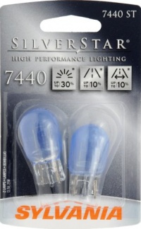 Sylvania 7440 ST SilverStar High Performance Halogen Miniature Lamp, (Pack of 2) Sylvania 7440 ST SilverStar High Performance Halogen Miniature Lamp, (Pack of 2)
