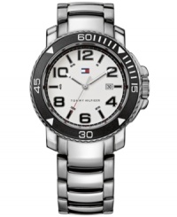 A handsome sport watch built for work and play, by Tommy Hilfiger. A handsome sport watch built for work and play, by Tommy Hilfiger.