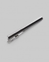 The foundation of sartorial refinement in rhodium-plated metal with fiber-optic glass inlay. Hinge closure Imported 