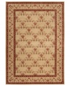 Outfit your home in old-world elegance. A wonderfully ornamental European-inspired motif with vines and blossoms gives this hand-carved wool rug a look of fine-tuned beauty. Soft and inviting in warm beige, the rug is an inspired choice for living areas and dining rooms.
