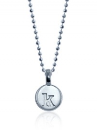 Alex Woo Mini Addition Letter Sterling Silver k Charm Pendant Necklace Alex Woo Mini Addition Letter Sterling Silver k Charm Pendant Necklace