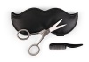 Kikkerland MN21 Mustache Grooming Kit, Black