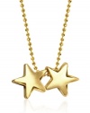 Alex Woo Little Signs Twin Stars Pendant Necklace