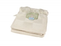 American Baby Company Organic Cotton Sweater Knit Blanket, Natural American Baby Company Organic Cotton Sweater Knit Blanket, Natural