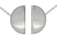 Petra Azar Magnetic Diamond and Sterling Silver Global Love Pendant (0.19ct) Petra Azar Magnetic Diamond and Sterling Silver Global Love Pendant (0.19ct)
